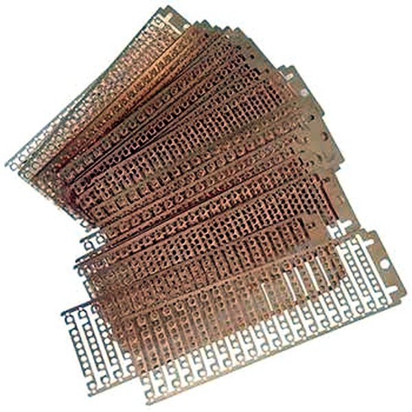 Copper matrix prototyping boards for electronics assembly